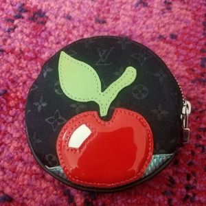 Louis Vuitton Satin Coin Purse  **RARE** - tags, b